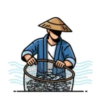 淡路島のしらす漁師